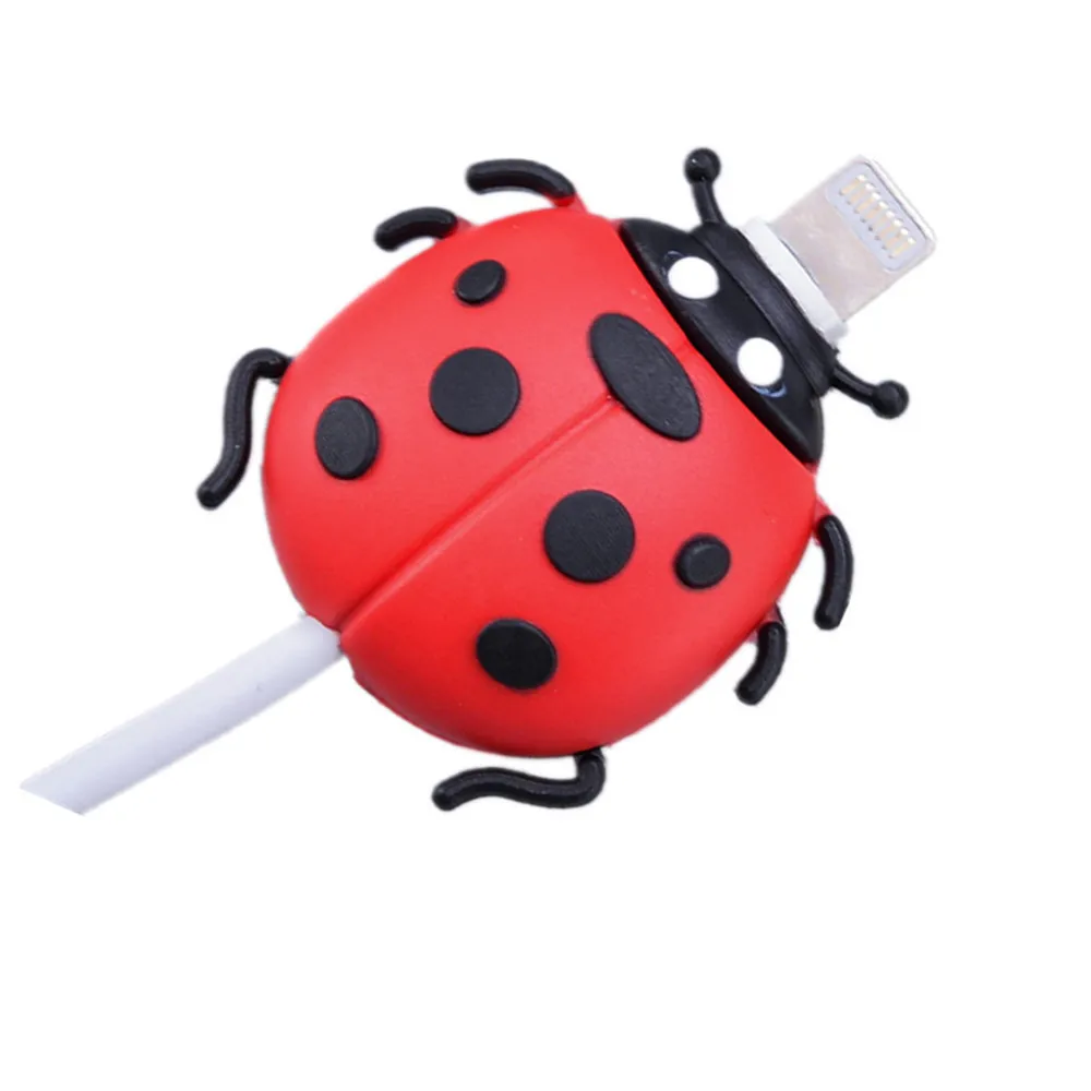1 шт. милый мультфильм в форме насекомых кабель протектор Kawaii смешной наушник USB устройство для сматывания кабеля Органайзер держатель зажим обертывание шнур Настольный набор