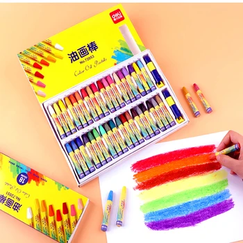 

12 18 24 36 Colors Oil Pastel Crayons For Kids Colored Pencils Drawing Set Painting Art Supplies Children's gift high quality