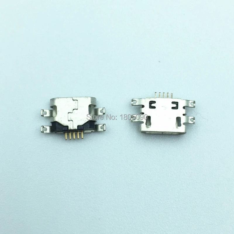5 контактный мини разъем Micro USB 100 шт. зарядный порт для мобильного телефона Sony Xperia