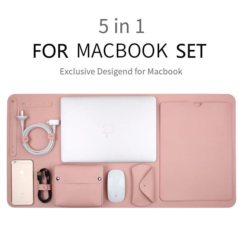 Набор ковриков для мыши, чехол для ноутбука Xiaomi Macbook Air 12 13, чехол retina Pro 13,3 15 15,6, чехол для ноутбука из искусственной кожи