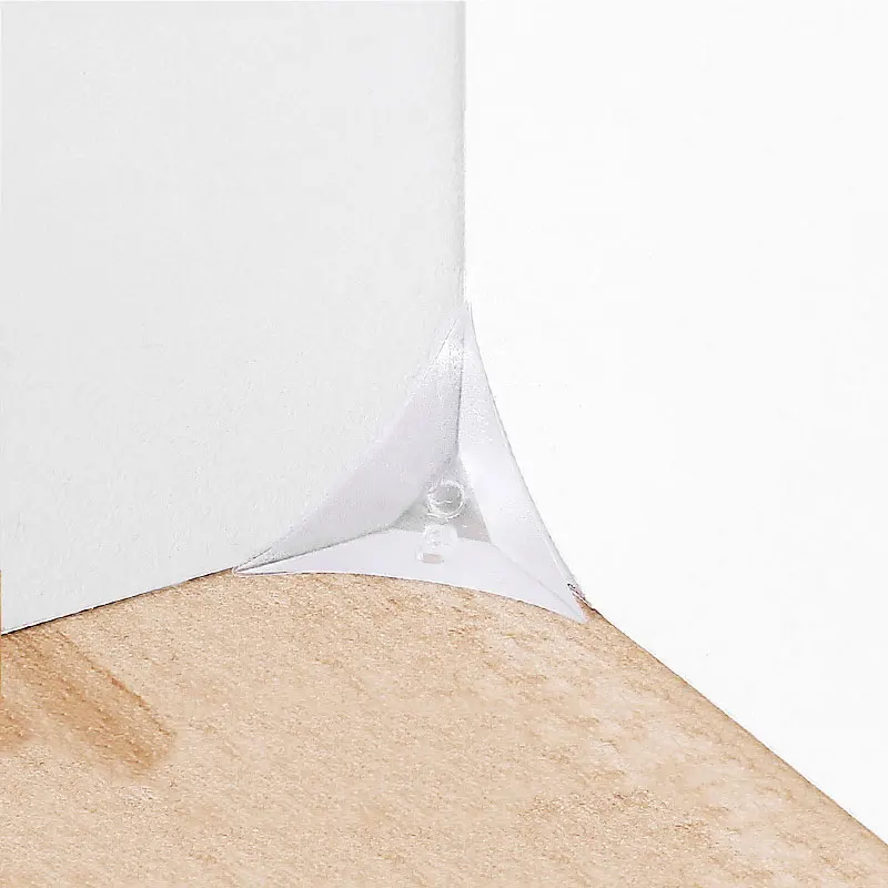 

50PCS Clear Dustproof Corner Protector Protective Edge Triangles for Furniture Hardware Cabinet Drawer Corner Bracket