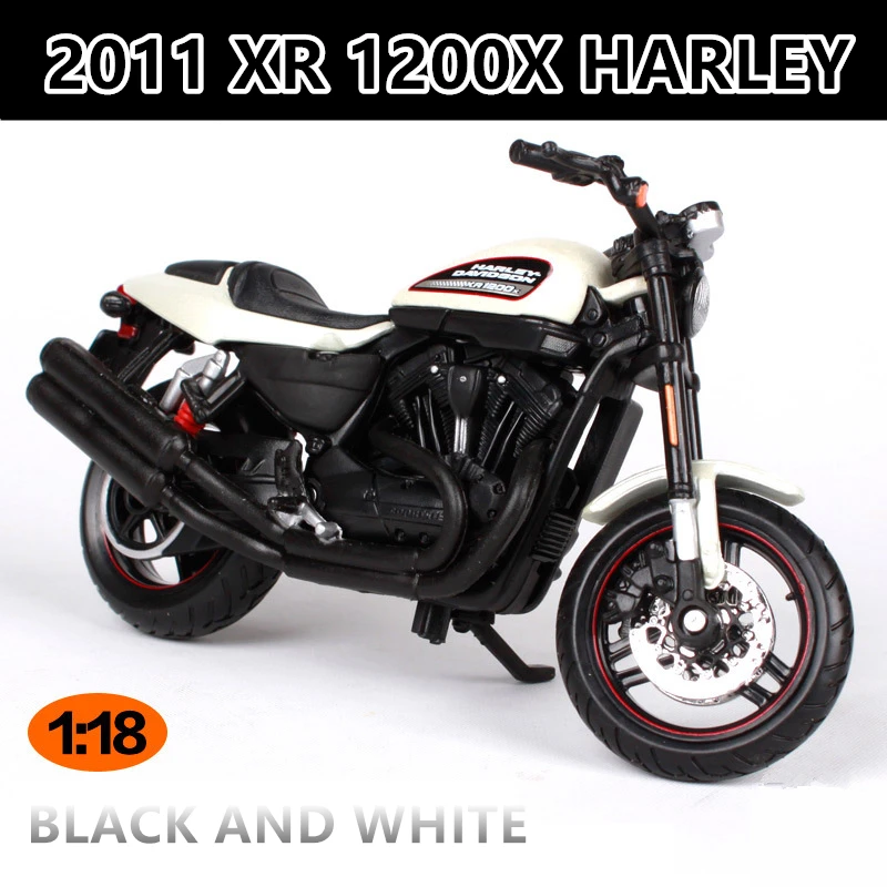 Maisto 1:18 мотоцикл Harley оригинальная Авторизованная модель мотоцикла из сплава игрушечный автомобиль Коллекционирование - Цвет: 2011