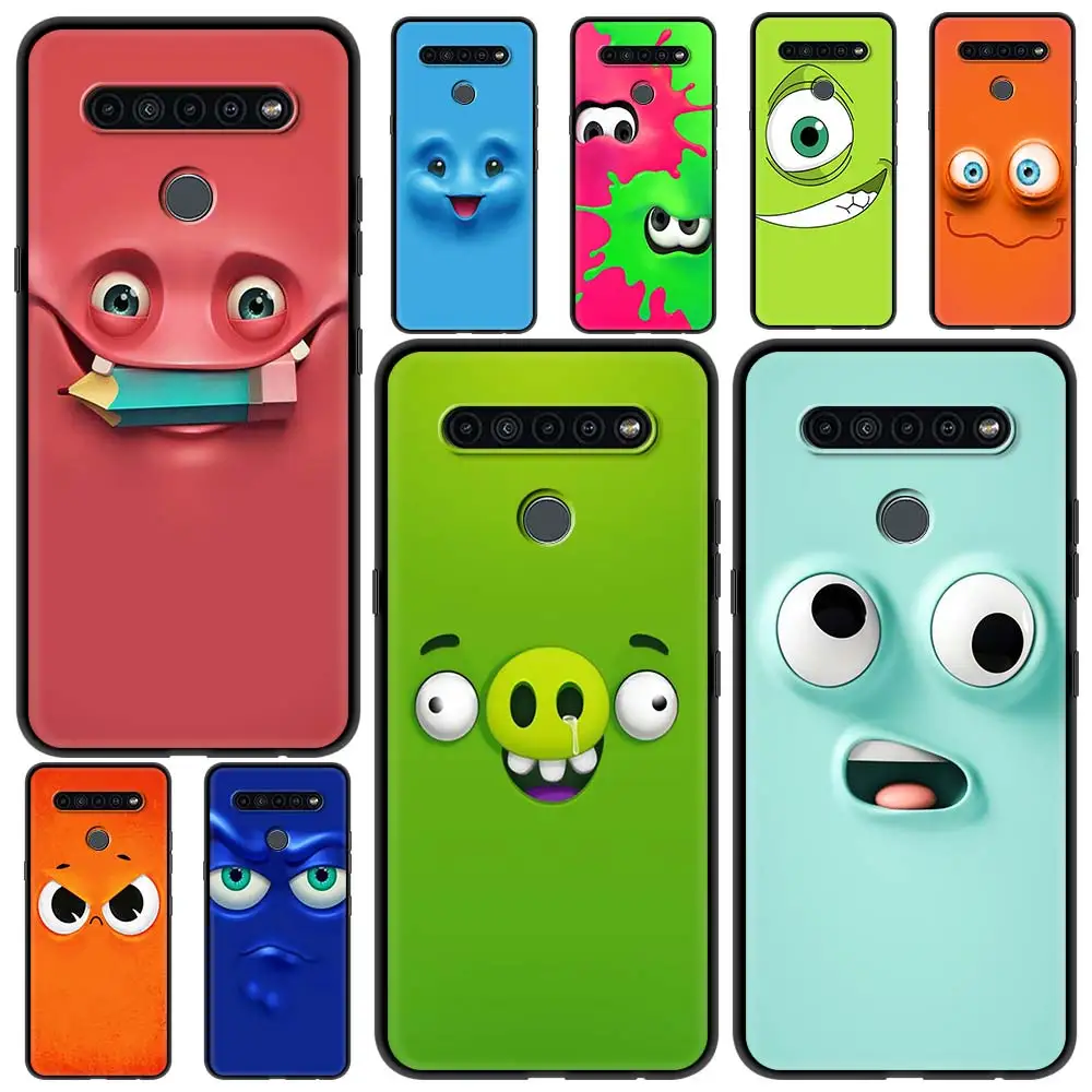 Силиконовый чехол для LG K41s K61 K50 G6 K50s k40s k40 G8 G7 Q60 K71 K42 мягкий телефона с улыбающимся