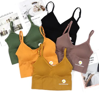 

Sports Bra Women For Fitness Top Push Up Yoga Bra Gym Fitness Crop Top Women Yoga Bra Cup For A-D Black White Running Sport Bra