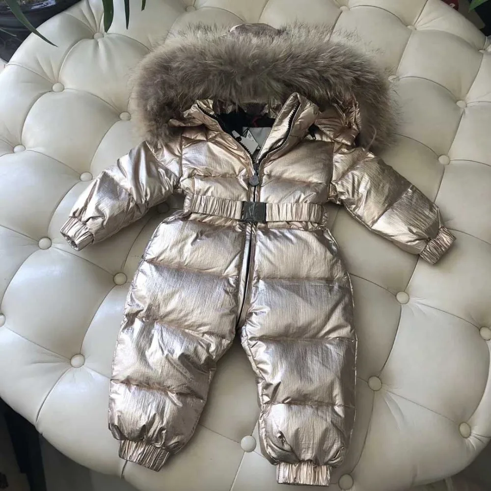 Boy and Girl Warm Onesie Brand Winter Down Jacket Children Winter Rompers Jumpsuit Newborn Baby Clothing Toddler Winter Coats