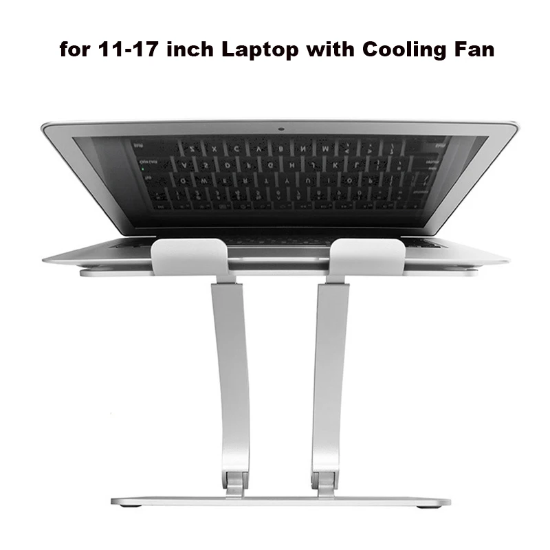  New Large Adjustable Laptop Stand with USB Hub Cooling Fan Tablets Book Notebook Cooling Holder for