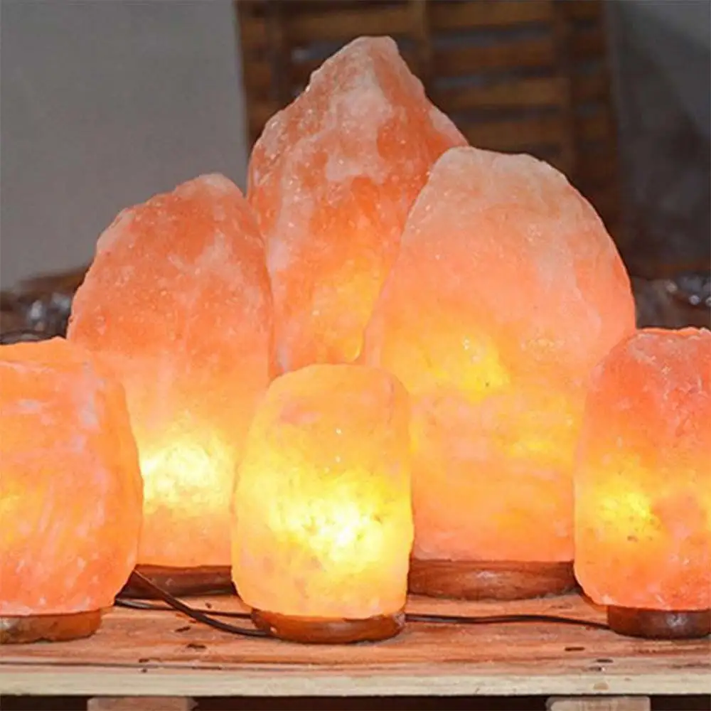

Two Specifications Crystal Night Light Himalayan Salt Lamp Personality Creative Bedroom Home Decor Perfect Gift Lighting