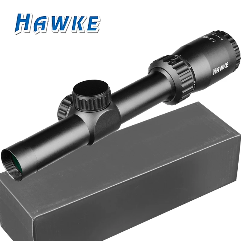 Hawke 1 5-5X20 прицелы тактические для охоты крест освещенный оптический прицел Сетка