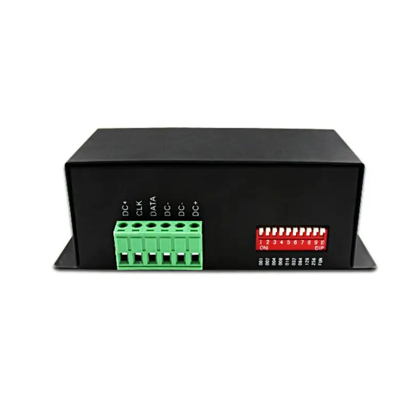 Светодиодный DMX512 симфония декодер DC5-24V Волшебная цветная(RGB) DMX512 контроллер DMX к SPI пикселей драйвер для Светодиодные ленты 6803 2811 2812 1903 2801