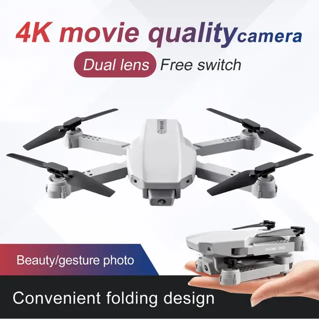 KK5 Mini Drone 4k RC Quadcopter With Camera FPV Air Pressure Altitude Hold Foldable Professional Foldable Helicopter Quadrotor 2