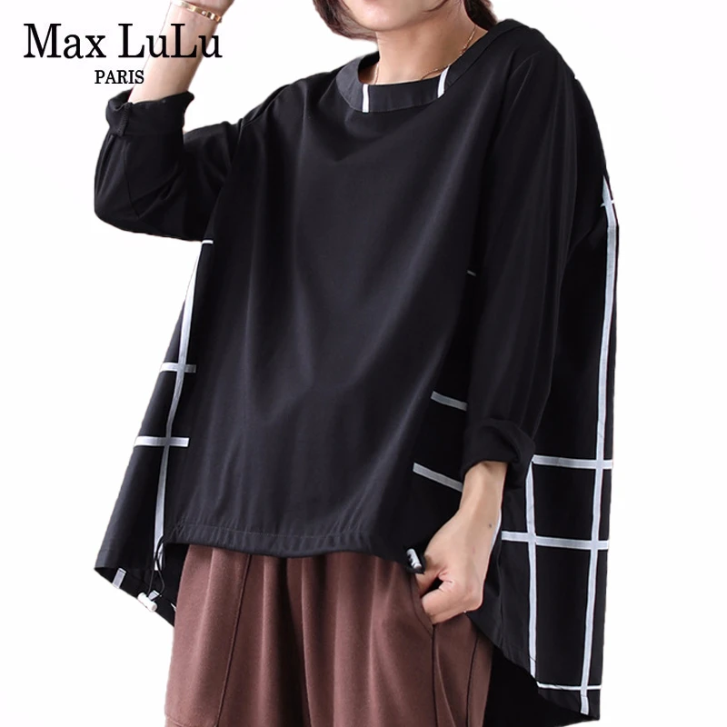 Max LuLu 2019 Новая Осенняя корейская модная стильная повседневная одежда женские