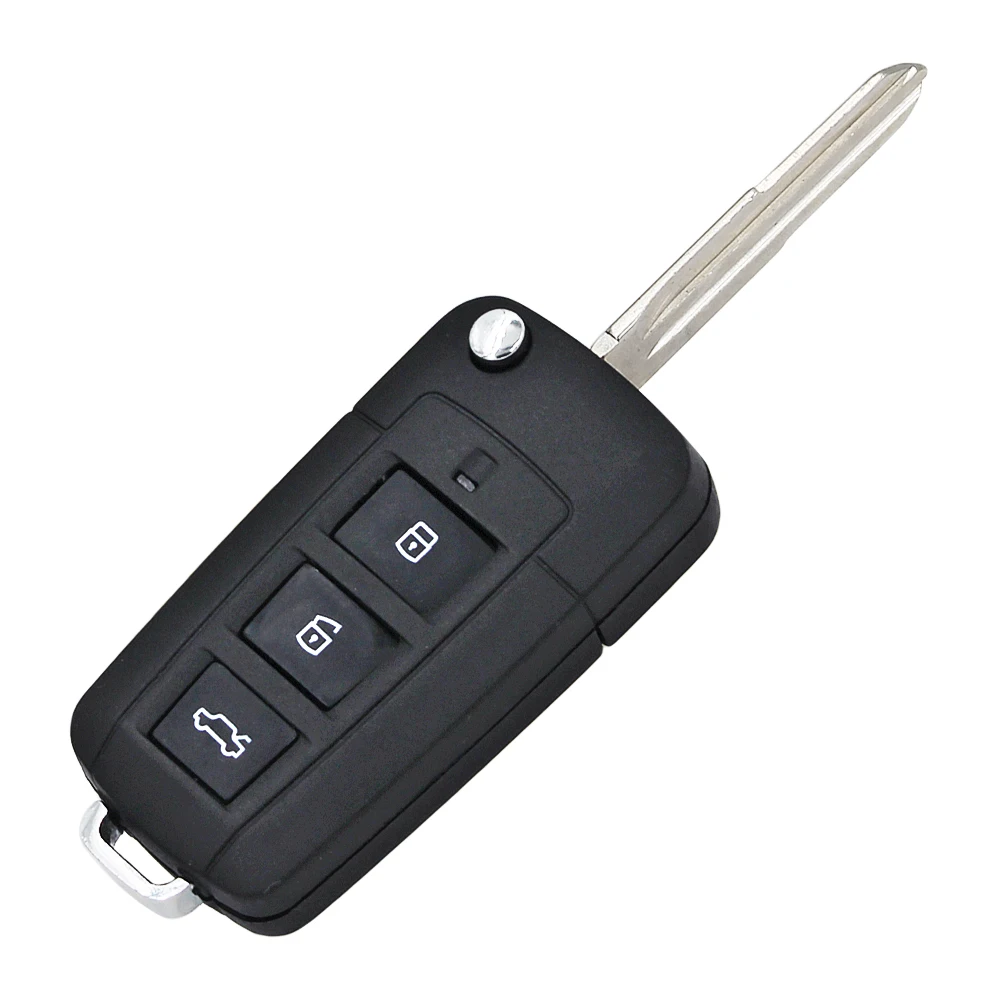 3+1 buttons for KIA Cerato Forte Spectra Optima Folding Remote Key Keyless Entry Housing Case Fob key case car key shell car remote key car key key shell