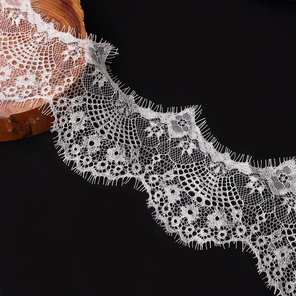 Vibrant Embroidered Lace Ribbon Fabric Trim for DIY Crafts - 42 Yards Total