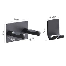 Держатель для фена, настенный, самоклеющийся, из нержавеющей стали, фен-стойка для волос, органайзер, совместим с большинством фена для волос