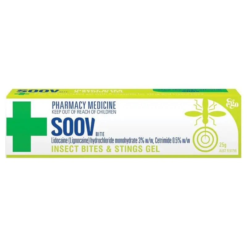 

Ego Soov Bite Gel 25g Pain Itch Relief Mosquito Bites Sterilizing Antipruritic Gel Cream