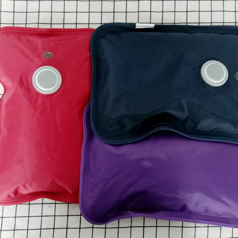 Solid Color Перезаряжаемая шелковая сумка для грелок с горячей водой, тканевые грелки для зарядки, милая теплая поясная сумка для зарядки, предметы домашнего обихода C238 - Цвет: Solid Color