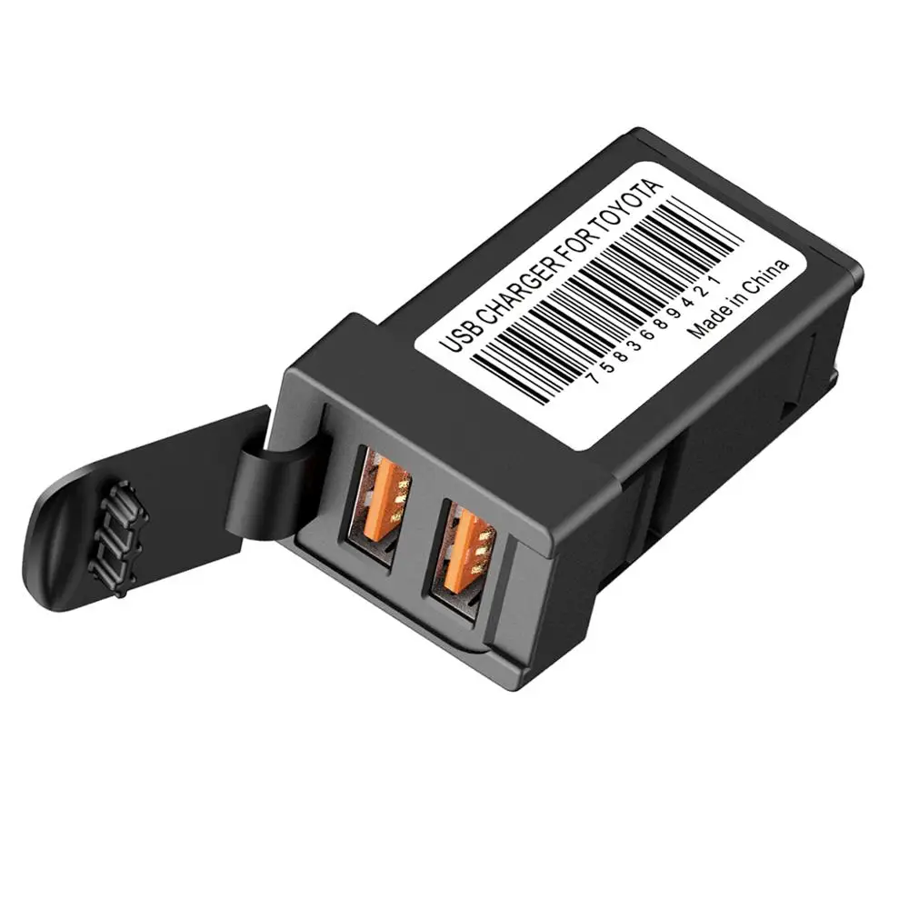 Автомобильное зарядное устройство CHELINK 12 В два разъема USB QC3.0 быстрая зарядка