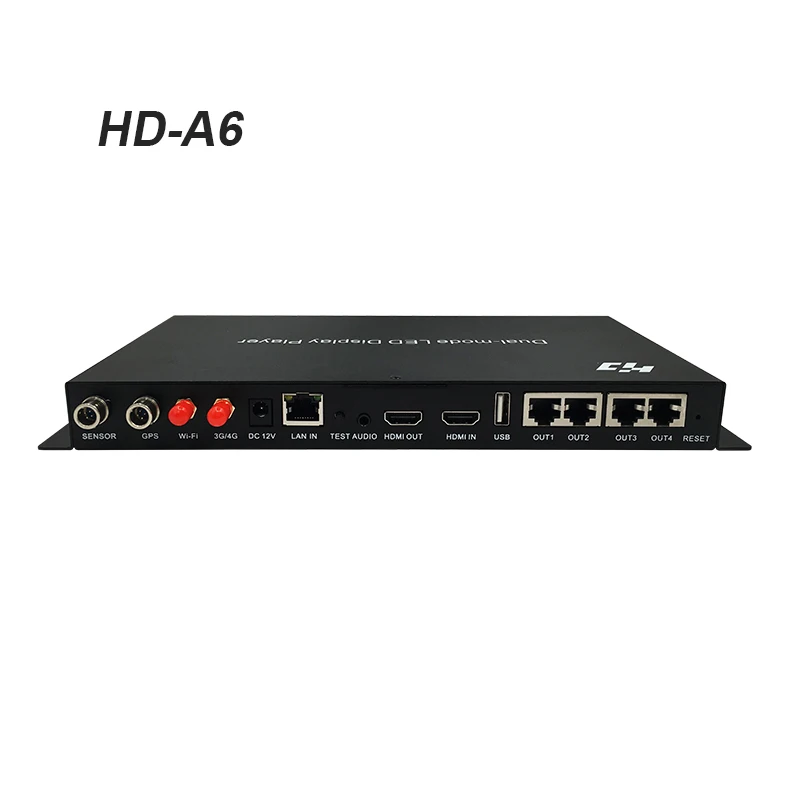 Huidu A6 HD USB + wifi полноцветный асинхронный Светодиодный экран проигрыватель 2048x1024