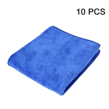 

10pcs Wiping Soft Home Dust Remove Household Microfiber Towel Practical Universal Cleaning Cloth Reusable Car Wash Multipurpose