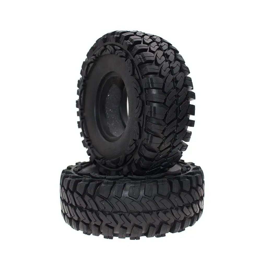 

4PCS 114MM 1.9" Rubber Rocks Tyres / Wheel Tires for 1:10 RC Rock Crawler Axial SCX10 90047 D90 D110 TF2 Traxxas TRX-4