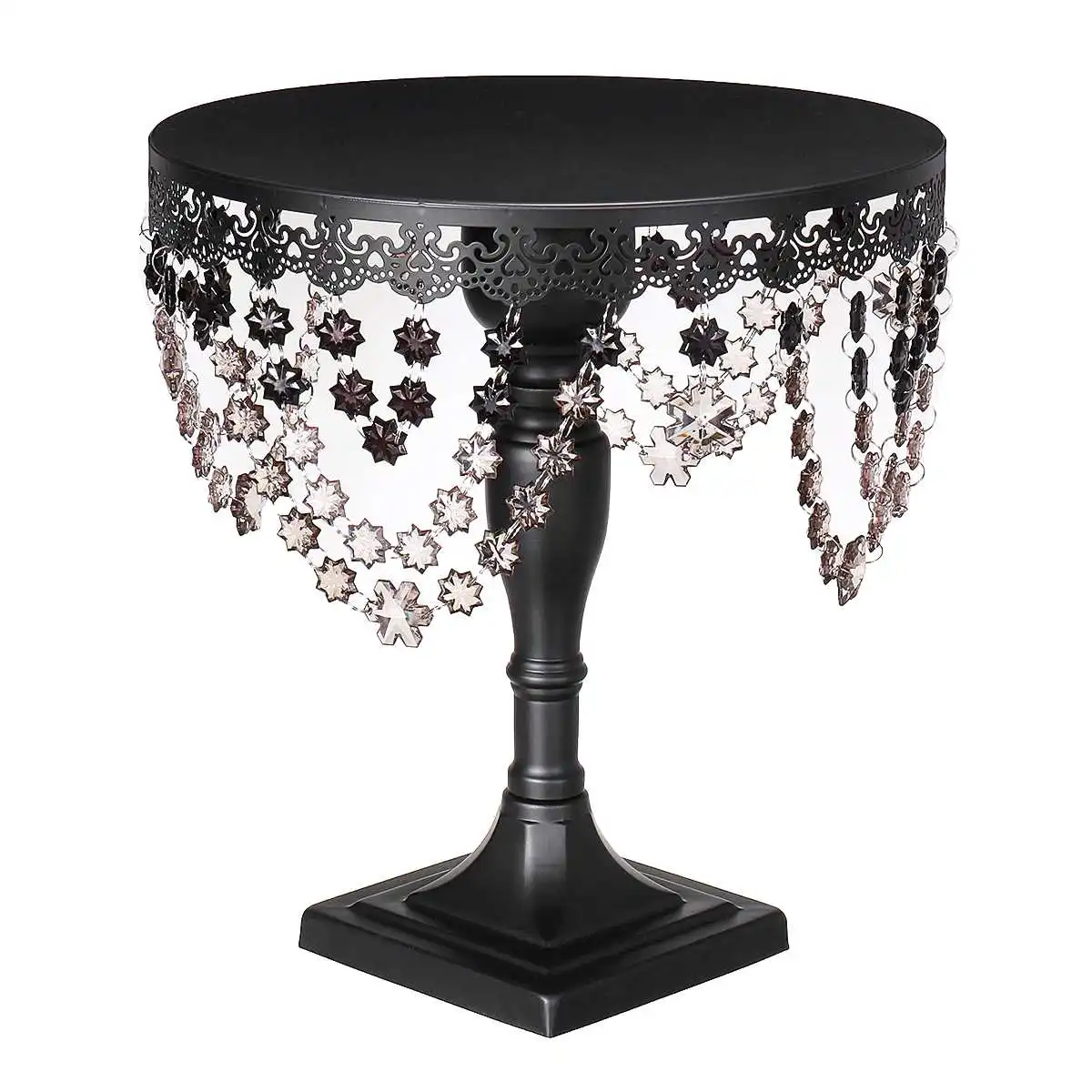 

Hot Crystals Cake Stand Cupcake Dessert Holder Display Stand Cake Decorating Tools Birthday Party Wedding Fondant Cake Decoratio