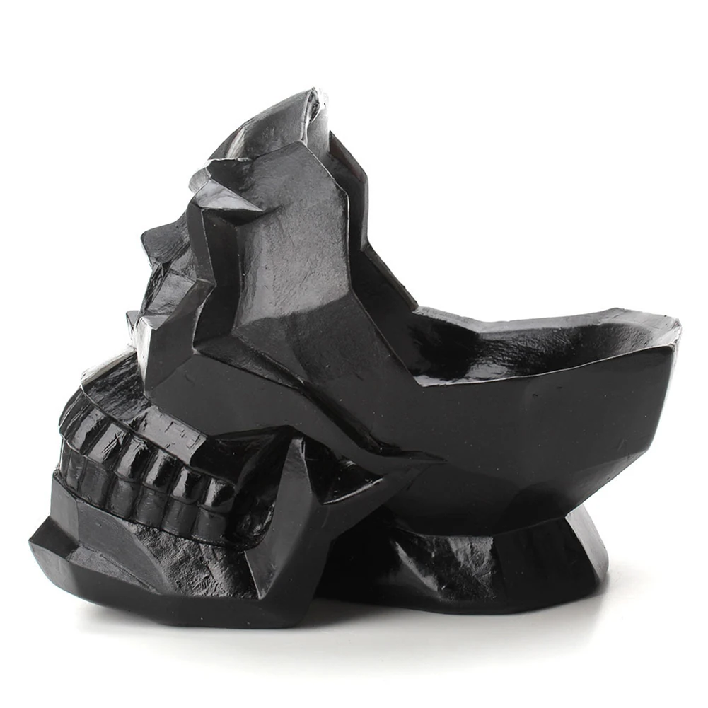  Office Home Decoration Bar 3D Crafts Gift Desk Storage Resin Geometric Skull Shaped Vintage Miniatu