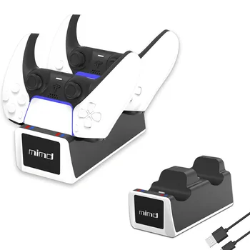 

LED Controller USB Charger Dual Charging Dock Stand Station Cradle Holder for Playstation 5 PS5 PS 5 Gaming Gamepad Accessories