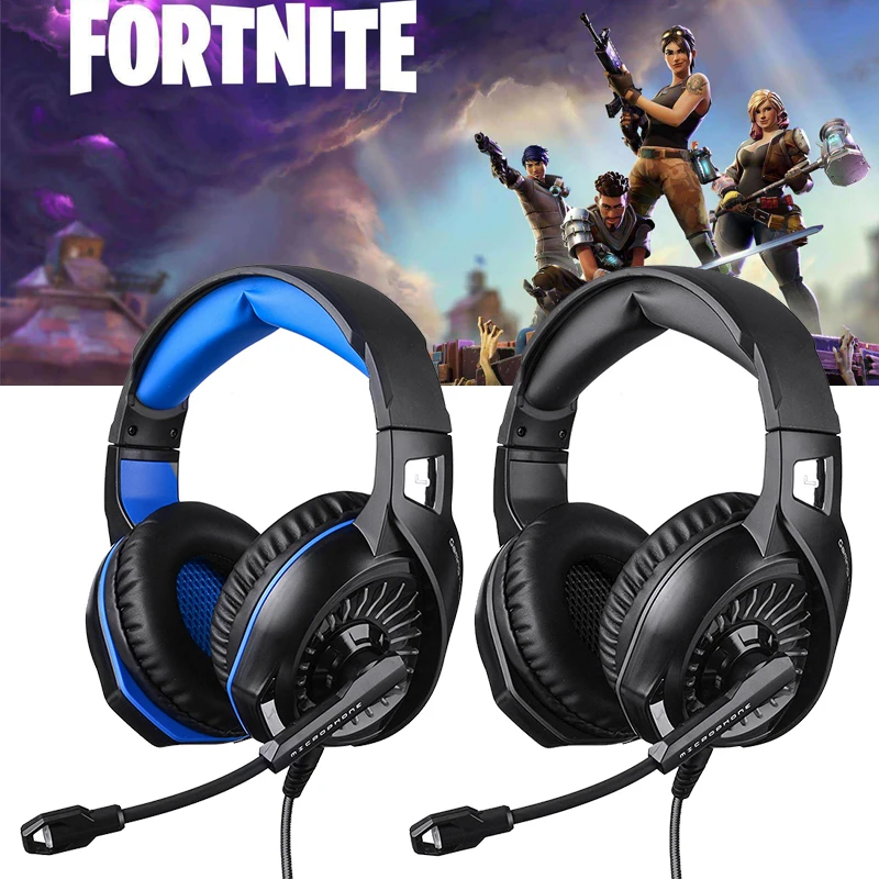 3 5mm Led Light Gaming Headphones for Computer PS4 Adjustable Bass Stereo PC Gamer Over Ear Wired Headset With Mic