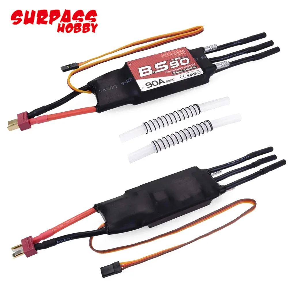 Surpass водонепроницаемый 3660 3500KV двигатель с водяным охлаждением куртка и 90A бесщеточный ESC Программирование карты для RC лодки RC аксессуары
