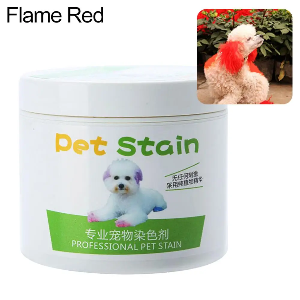 100ml Professional Pet Stain Anti Allergic Cat Dog Hair Dye Cream Coloring Agent