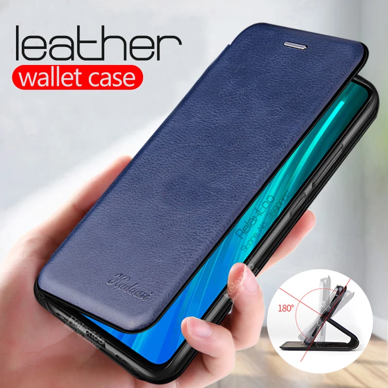 TOUCASA Cover per Xiaomi Redmi Note 8,[Laser Glitter] Bling Flip Caso Custodia PU Pelle Portafoglio Funzione TPU Silicon Antiurto Flip Cover a Libro per Xiaomi Redmi Note 8 (Blu