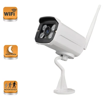

HD Wireless Wifi IP Camera 720P 1080P Home Security Camera Night Vision Outdoor Waterproof Camera Motion Detection Alert White