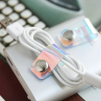 

Portable Universal Earphone Winder Storage Wire Mobile Data Cable ABS Storage Buckle Organizer