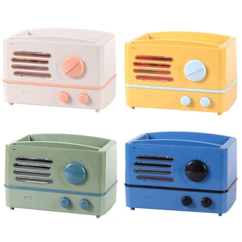 

Waterproof Wall Mounted Toilet Paper Holder Roll Paper Tube Storage Box Radio Shape Creative Tray Dispenser Shelf Tissue Box