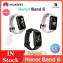 Honor Band 6 bracelet intelligent NFC/pas multi-langue plein écran 1.47