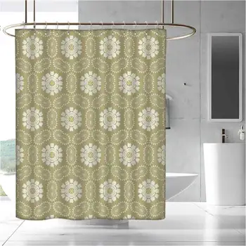 

Waterproof and Colorful Shower Curtain Polyester Shower Curtain Bath Shower