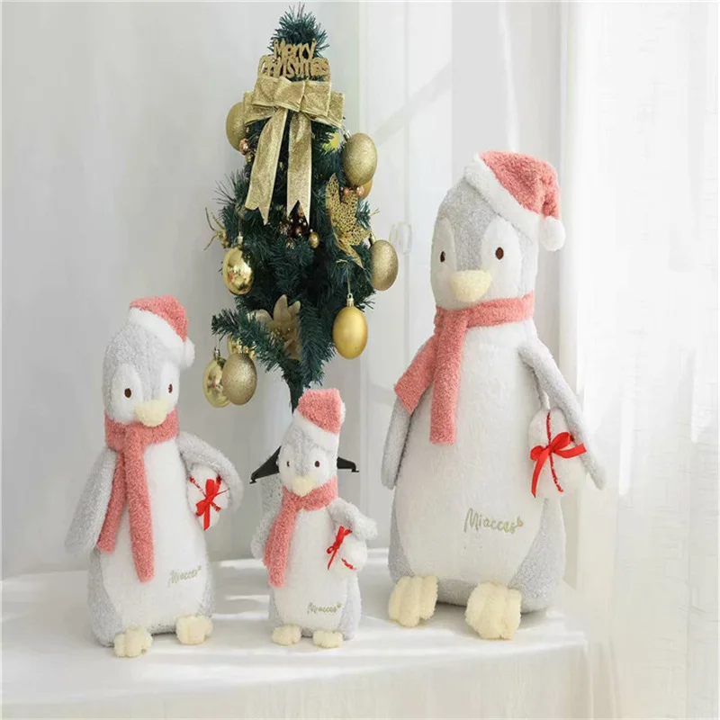 

Hot Selling Creative Penguin Doll Plush Toys Customizable Cartoon Doll Catch Crane Machine Christmas Gift