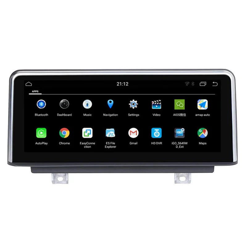 8 дюймов сенсорный экран Android PX6 10 0 автомобиль smart gps Navi forBMW 1/2/3/4 серии (2018) EVO система