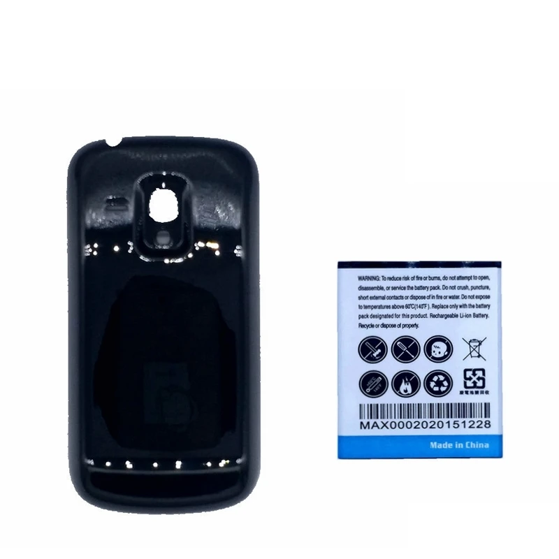 2800mAh i9190 Battery High Capacity for Samsung Galaxy S3mini i8190 Rechargeable Accumulator Batteries Case with Back Cover