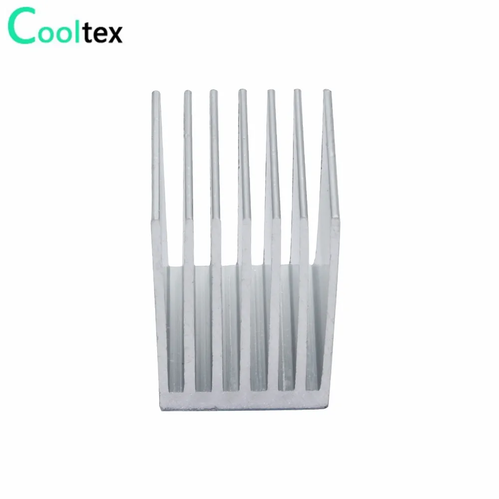 Alumínio do Dissipador de Calor do Radiador do Dissipador de Calor para Chip Eletrônico ic Mos com Fita Condutora Térmica 30 Pcs 20x20.5x35 Milímetros de - Imagem 5