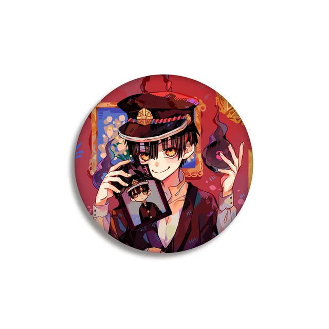 Toilet Bound Hanako Kun Anime Badges on a Backpack NENE Anime Icons Pins Badge Decoration Brooches Metal Badges For Clothes DIY 21