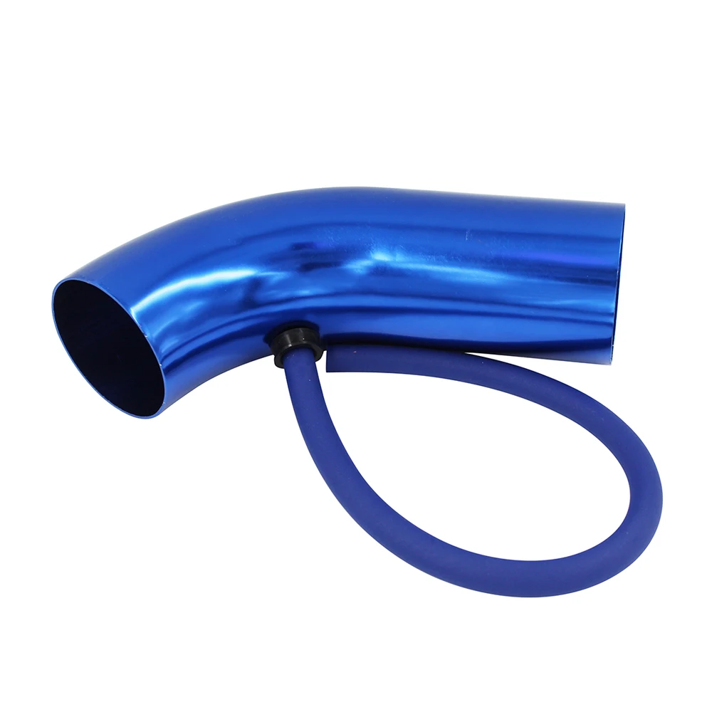 Full Set 3" 76mm Car Cold Air Intake System Turbo Induction Pipe Tube Kit With Air Filter Cone High Flow Performace Racing DIY