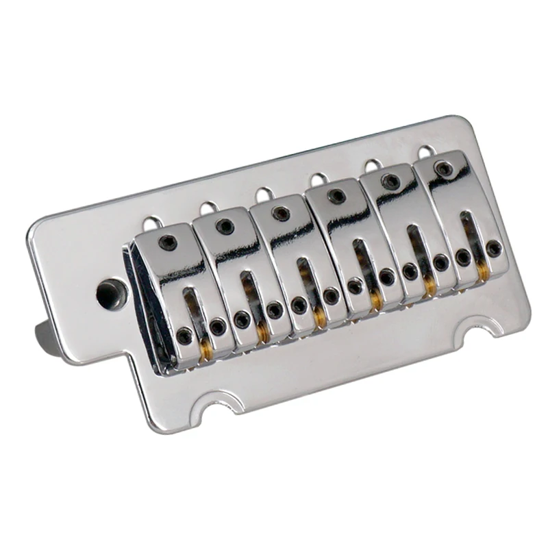 SEWS-6 Strings Roll Ball Guitar Bridge Saddle Tailpiece for Guitar Strat SQ ST Electric Guitar Tremolo Bridge Standard Guitar Ac