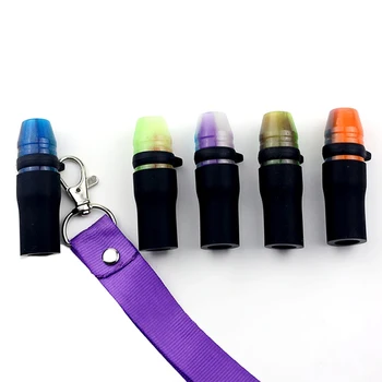 

1Pc Luminous Resin Hookah Mouthpieces Shisha Silicone & Plastic Mouth Tip Sheesha Chicha Narguile Hose Drop Shipping