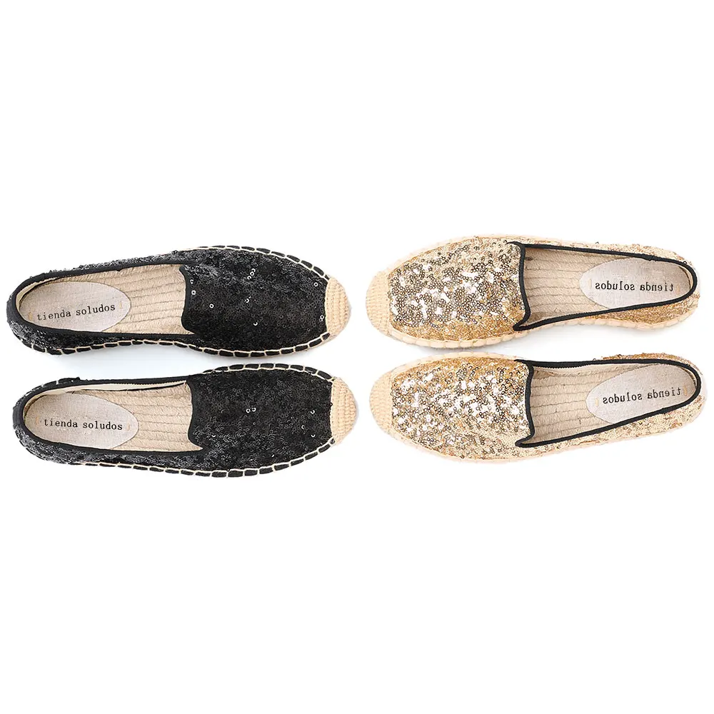 Womens Flats Shoes  Espadrilles Sapatos Fashion 2021 New Rushed Zapatillas Ballerina Slip On Lady Female Driving Footwear - 2