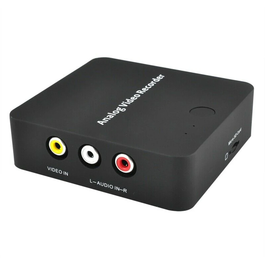 

AV Audio Portable Black With Cable Converter Capture Video Recorder Card Accessories ABS HDMI Output Box Device Digital
