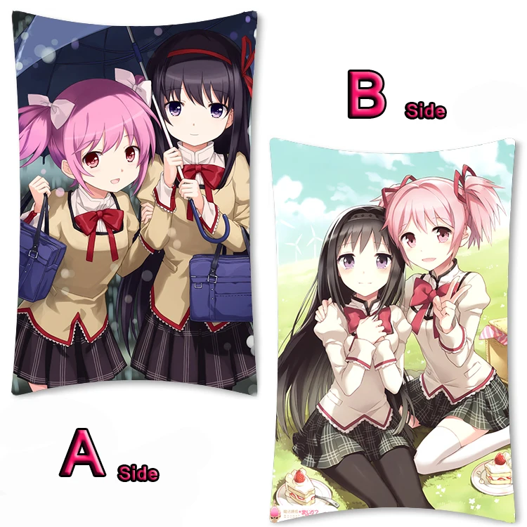 Аниме Puella Magi Madoka Magica Kaname Madoka Akemi Dakimakura длинная подушка для объятий чехол кровать подушка Pilow крышка 2WAY 35x55 см