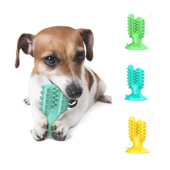 

Durable Rubber Dog Chew Toys Toothbrush Eco-friendly Teeth Cleaning Small Large Pet Dog Toys Puppy Teething Clean VIP dorpship