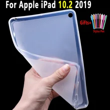 Чехол для Apple iPad 10,2 чехол iPad 7 7-го поколения A2197 A2200 A2198 A2232 тонкий мягкий Силиконовый ТПУ Матовый чехол