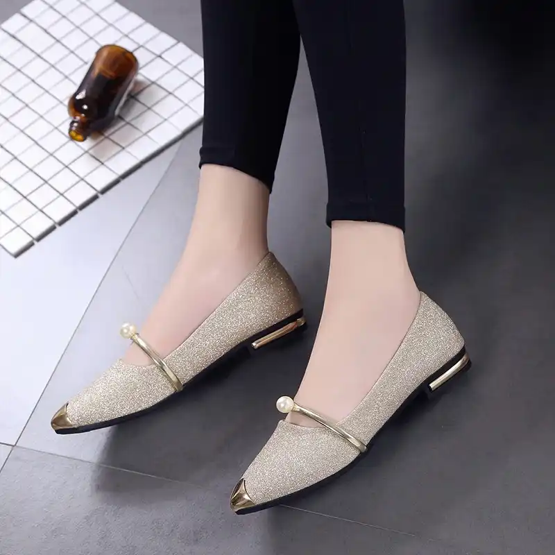 office ladies flat shoes